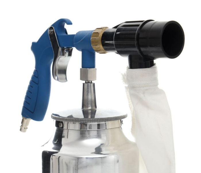 Pistol pneumatic de sablare cu recuperare abraziv, rezervor 1L, 2 kg abraziv (TA1358) [4]