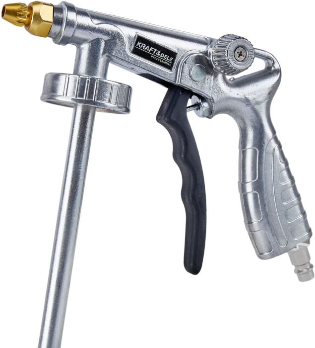 Pistol pneumatic intretinere sasiu, reglabil, 8 bar, duza 5 mm, conexiune 1/4", pentru recipiente 1-2L (KD5791) [3]