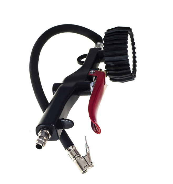 Pistol pneumatic pentru umflat anvelope cu manometru 0-12 bar, furtun 35 cm (TA1335) [4]