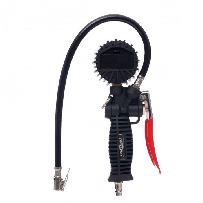 Pistol pneumatic profesional umflat roti afisaj LCD 12bar 40cm compresor (KD1366) [2]