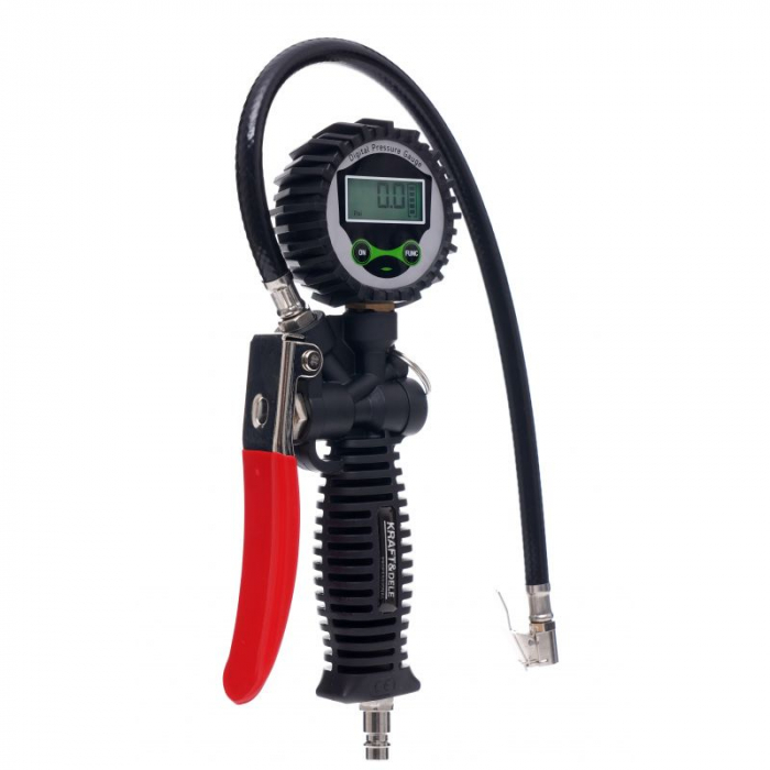 Pistol pneumatic profesional umflat roti afisaj LCD 12bar 40cm compresor (KD1366) [7]