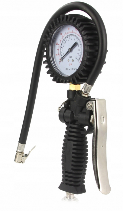 Pistol pneumatic profesional umflat roti cu manometru 12bar aer comprimat compresor (M80699) [3]