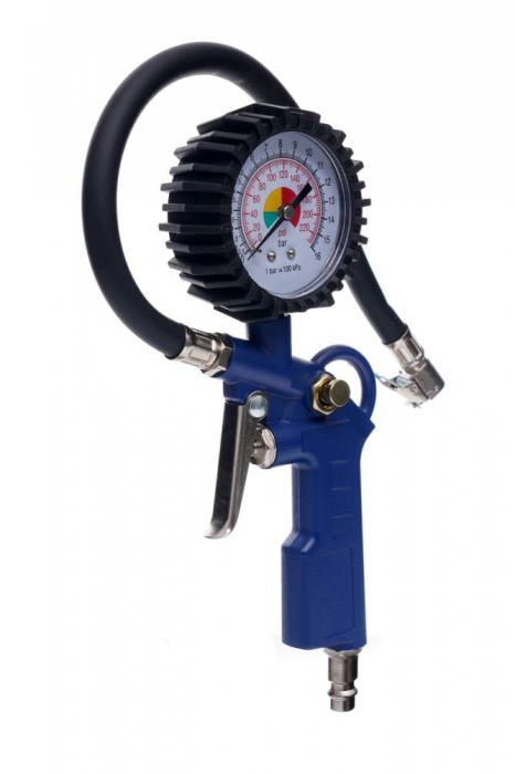 Pistol pneumatic profesional umflat roti cu manometru 16bar 35cm compresor (TA101) [5]