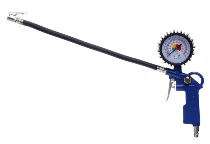 Pistol pneumatic profesional umflat roti cu manometru 16bar 35cm compresor (TA101) [9]