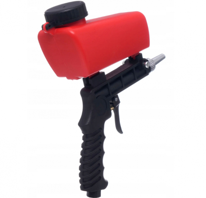 Pistol pneumatic sablat portabil cu rezervor 650ml (TA1347) [4]