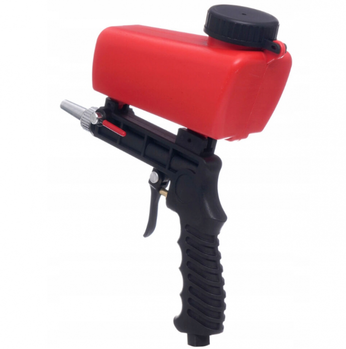Pistol pneumatic sablat portabil cu rezervor 650ml (TA1347) [3]