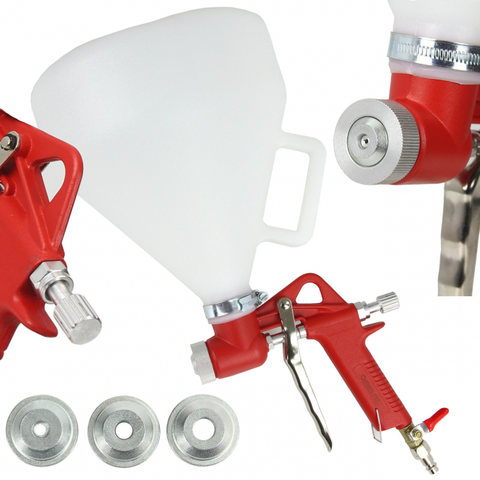 Pistol pneumatic tencuiala glet vopsea vas 5L 4-6-8mm (M80630) [1]