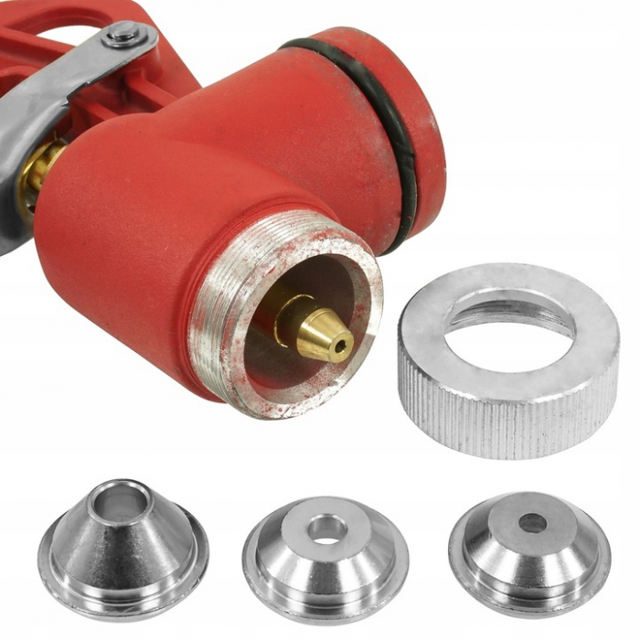 Pistol pneumatic tencuiala glet vopsea vas 5L 4-6-8mm pentru plafon (V81281) [5]