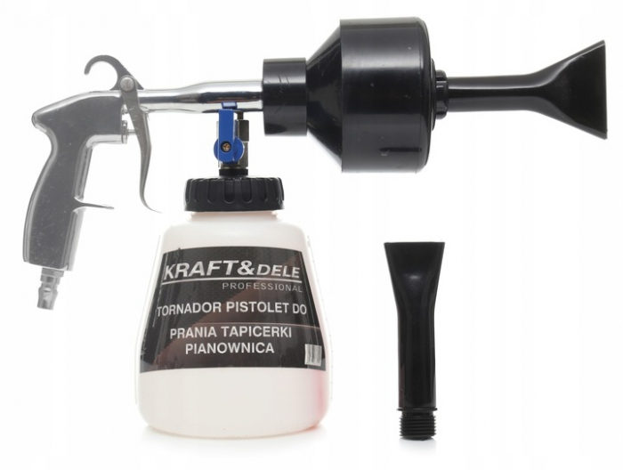 Pistol pneumatic tornador spalat curatat tapiterii interior auto (KD10378) [3]