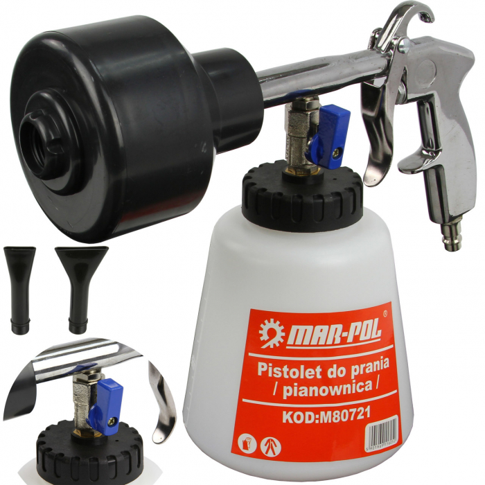 Pistol pneumatic tornador spalat curatat tapiterii interior auto (M80721) [1]