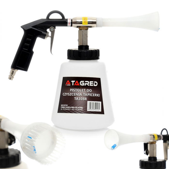 Pistol pneumatic tornador spalat curatat tapiterii interior auto (TA1088) [2]