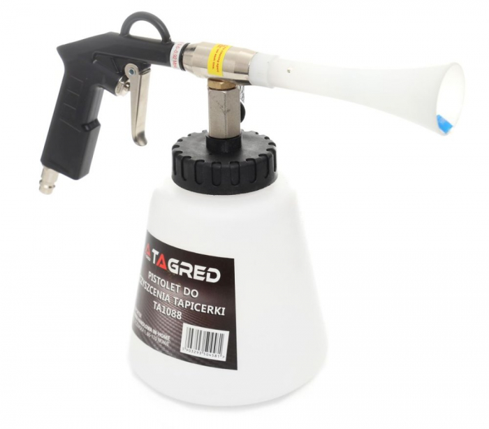Pistol pneumatic tornador spalat curatat tapiterii interior auto (TA1088) [5]