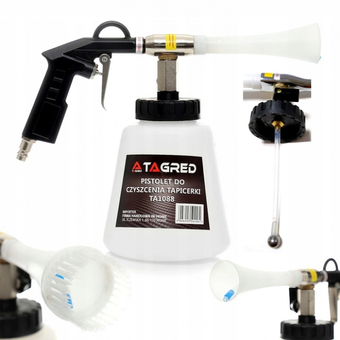 Pistol pneumatic tornador spalat curatat tapiterii interior auto (TA1088) [1]