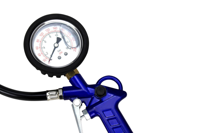 Pistol pneumatic umflat roti cu manometru 12bar aer comprimat compresor (KD2121) [2]