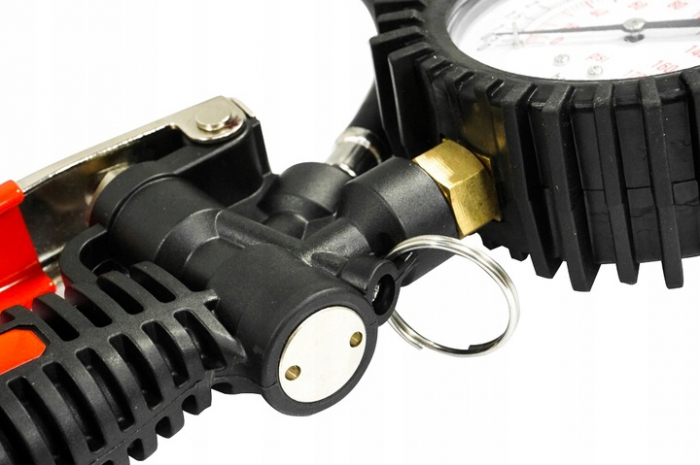 Pistol pneumatic umflat roti cu manometru 12bar aer comprimat compresor (V81265) [7]