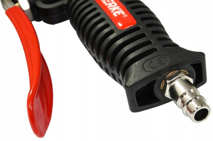 Pistol pneumatic umflat roti cu manometru 12bar aer comprimat compresor (V81265) [8]
