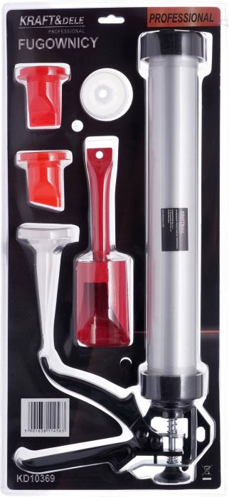 Pistol rosturi mortar 1L 380mm constructie ranforsata aluminiu pentru finisaje si aplicare mase (KD10369) [8]