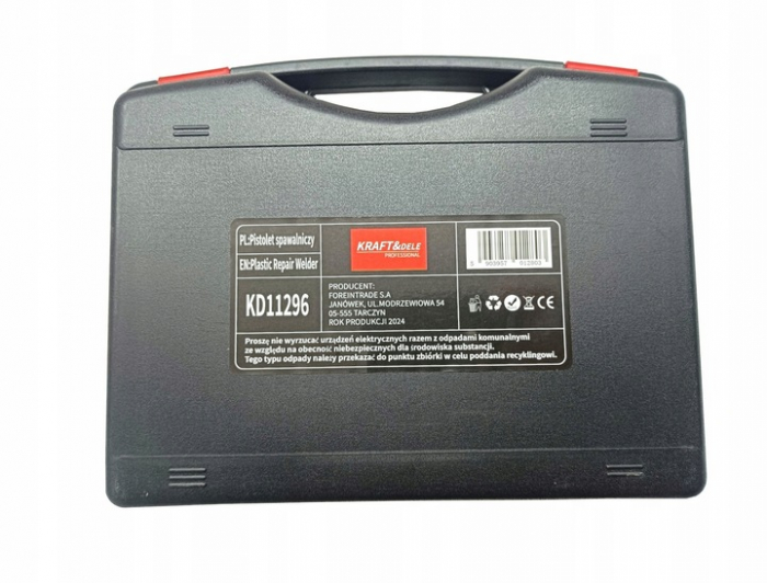 Pistol sudura in plastic 100W + 4 tipuri de capse reparatii + cleste taiere + cutter lipit plastic auto (KD11296) [4]