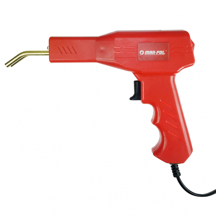 Pistol sudura in plastic 70W + 4 tipuri de capse reparatii + cleste taiere + cutter lipit plastic auto (M57458) [2]