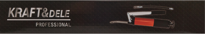 Pistol ungere manual 600ml presiune ridicata furtun flexibil varf rigid pentru atelier si utilaje (KD3676) [21]