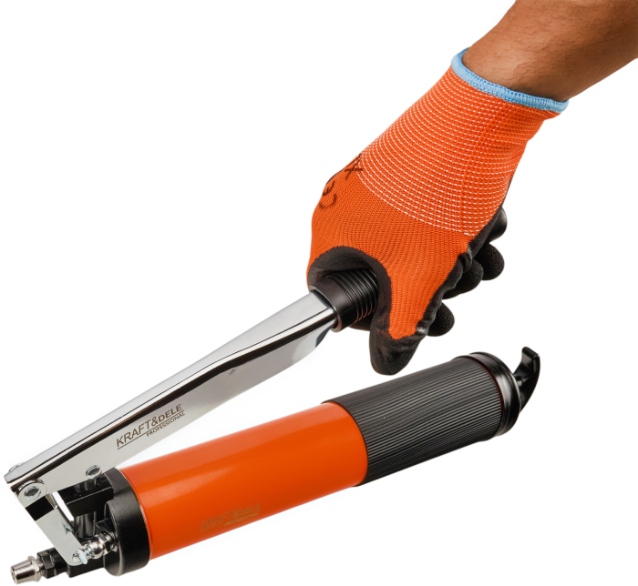 Pistol ungere manual 600ml presiune ridicata furtun flexibil varf rigid pentru atelier si utilaje (KD3676) [15]