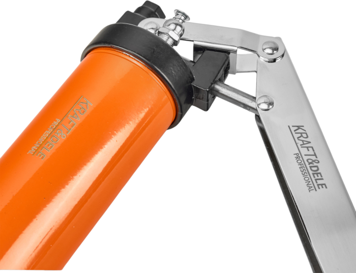 Pistol ungere manual 600ml presiune ridicata furtun flexibil varf rigid pentru atelier si utilaje (KD3676) [5]