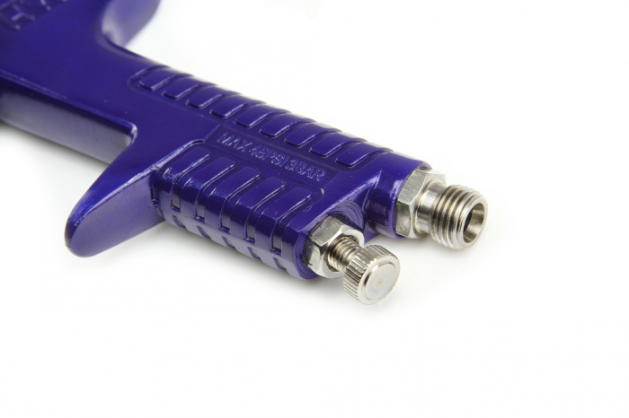 Pistol vopsit pneumatic 1.4mm 1.7mm HVLP pahar vas 600ml regulator (M80600) [7]