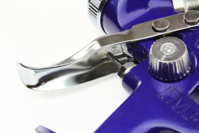 Pistol vopsit pneumatic 1.4mm 1.7mm HVLP pahar vas 600ml regulator (M80600) [5]