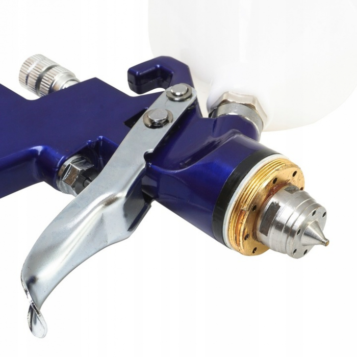 Pistol vopsit pneumatic 1.4mm HVLP H-827P pahar vas 600ml (V81292) [7]