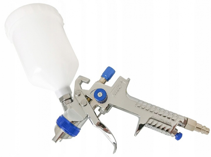 Pistol vopsit pneumatic 1.3mm HVLP H-888P pahar vas 600ml (V81295) [8]