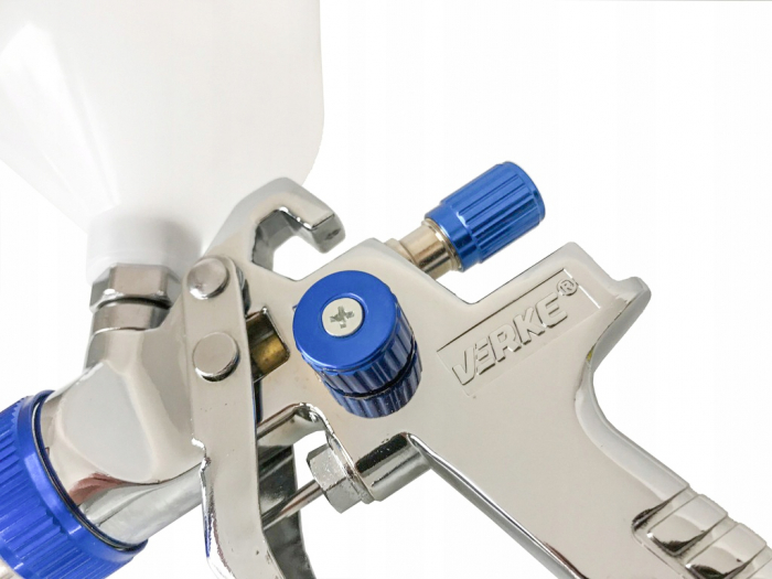 Pistol vopsit pneumatic 1.3mm HVLP H-888P pahar vas 600ml (V81295) [5]