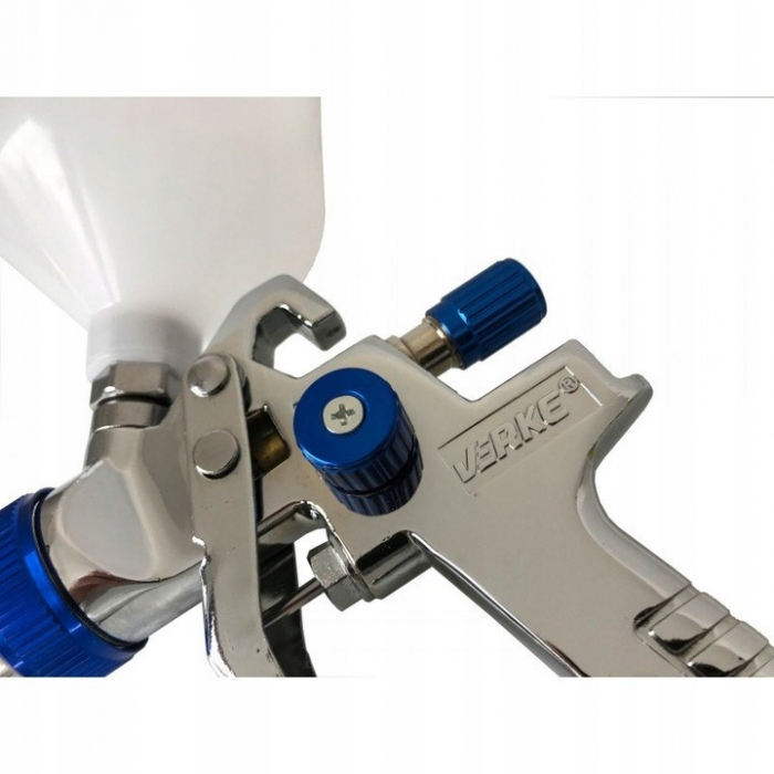 Pistol vopsit pneumatic 1.5mm HVLP H-888P pahar vas 600ml (V81296) [5]