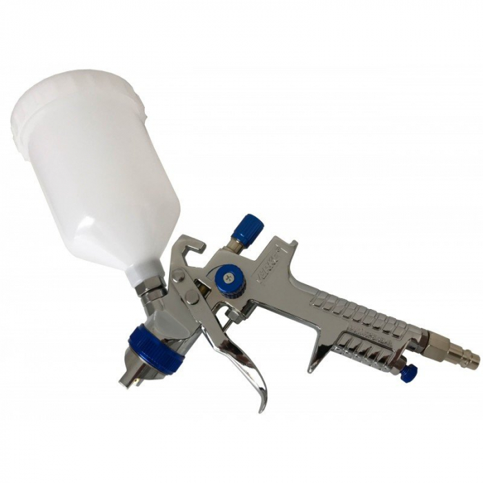 Pistol vopsit pneumatic 1.5mm HVLP H-888P pahar vas 600ml (V81296) [2]