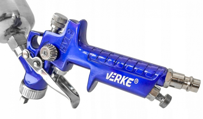 Pistol vopsit pneumatic 1mm HVLP H2000AL pahar vas 125ml (V81300) [3]