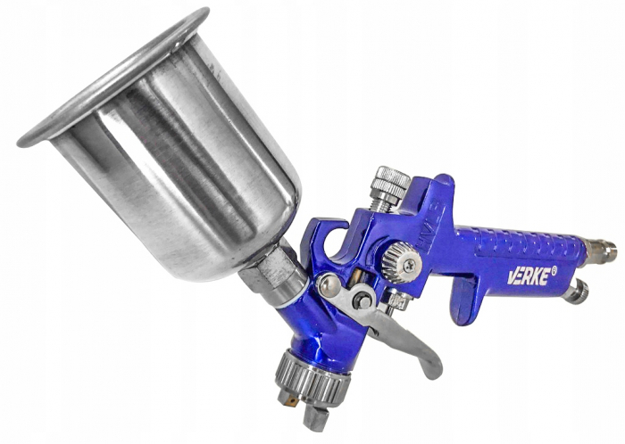 Pistol vopsit pneumatic 1mm HVLP H2000AL pahar vas 125ml (V81300) [6]