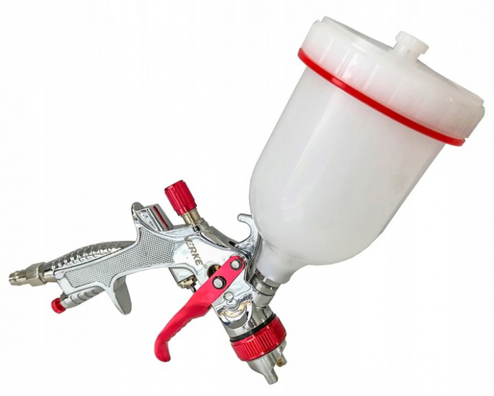 Pistol vopsit pneumatic 2mm HVLP K-775G pahar vas 600ml (V81298) [4]