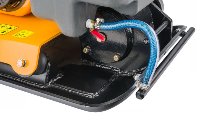 Placa compactoare pe benzina 90kg, motor 6.5 CP, forta 18kN, adancime 30cm, cu roti PM1238 (PM-SZG-90M) [4]