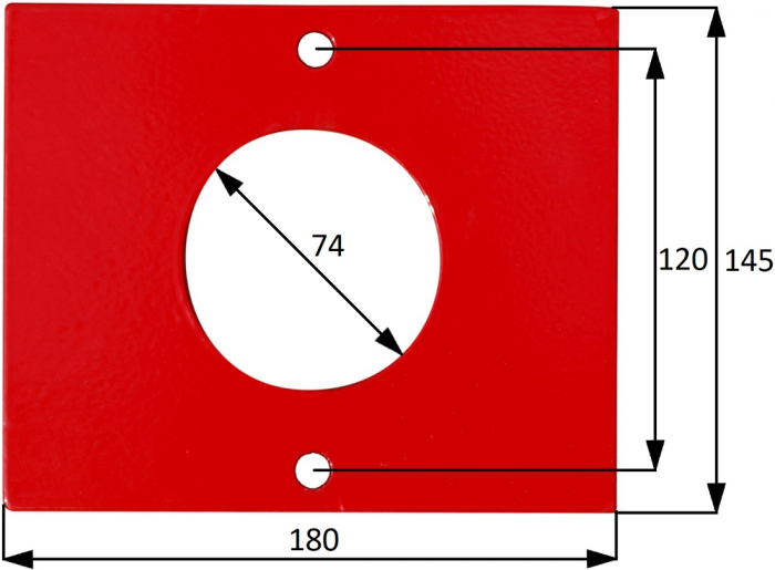 Placa schimb presa hidraulica 20Tone montare cilindru presare parte mobila (MT20T-P) [2]