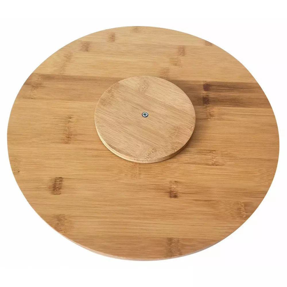 Platou rotativ din bambus 35cm (KH-1566) [3]