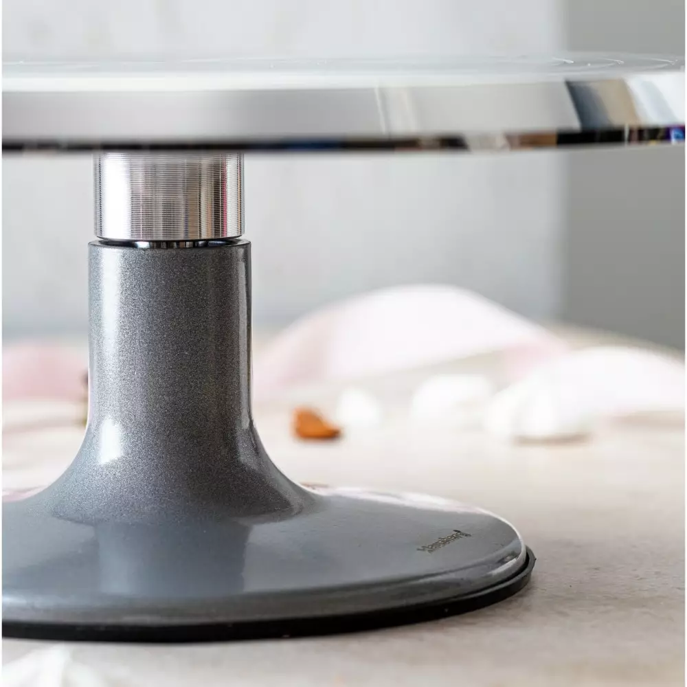 Platou rotativ pentru tort otel inoxidabil 36cm (KB-7772) [15]
