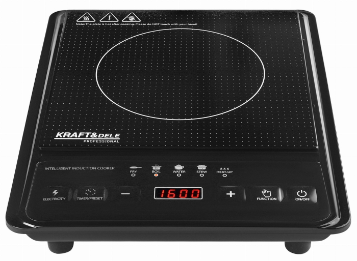 Plita inductie 2000W panou tactil timer 5 moduri gatire reglare putere compacta (KD4168) [4]