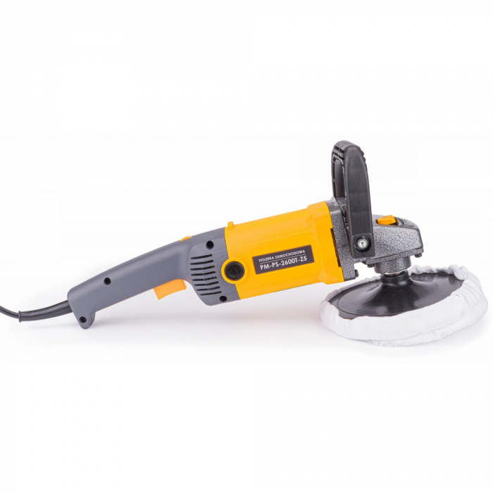 Masina de slefuit polisat lustruit auto 2600W 180mm + bureti + accesorii (PM0910) [6]