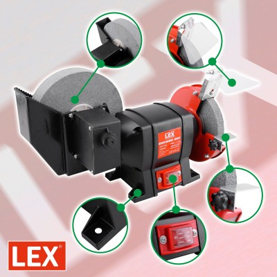 Polizor de banc 1700 W 2950 rpm cu 2 pietre slefuire (LXBG17) [4]