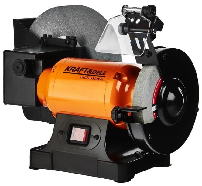 Polizor de banc 1800W 2980 rpm cu pietre slefuire umed si uscat (KD569) [6]