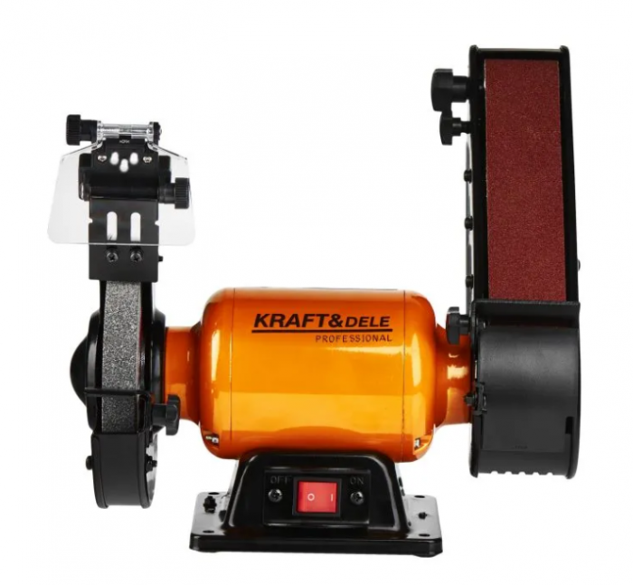 Polizor de banc 1800W piatra disc 150mm si banda (KD568) [3]