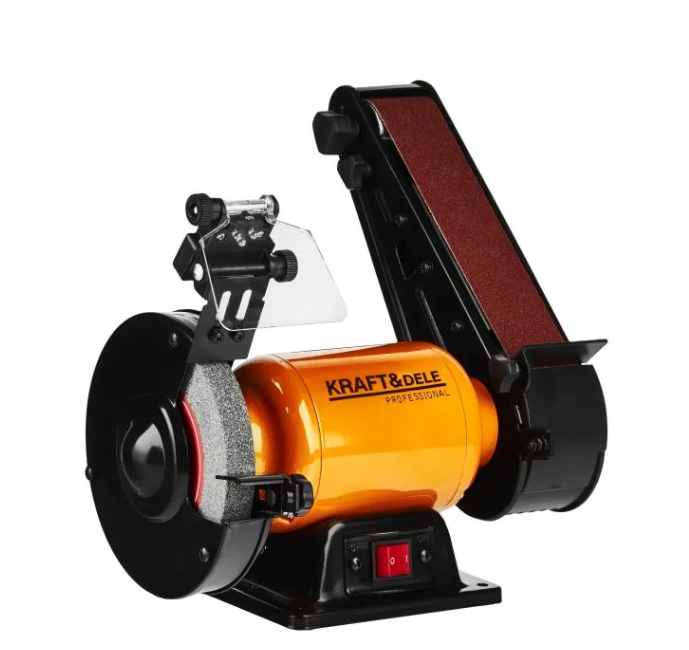 Polizor de banc 1800W piatra disc 150mm si banda (KD568) [2]
