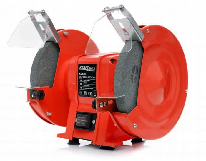 Polizor de banc 200mm 1700W 2 discuri de piatra (KD533) [4]