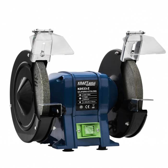 Polizor de banc 200mm 1700W 2 discuri de piatra (KD533-Z) [3]
