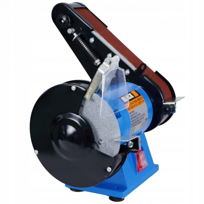 Polizor de banc 250W piatra disc 150mm si cu banda (46505) [8]