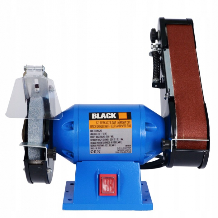Polizor de banc 250W piatra disc 150mm si cu banda (46505) [11]